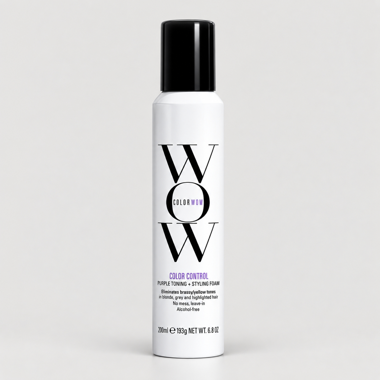 Color Wow Color Control Purple Toning + Styling Foam - 6.8 oz