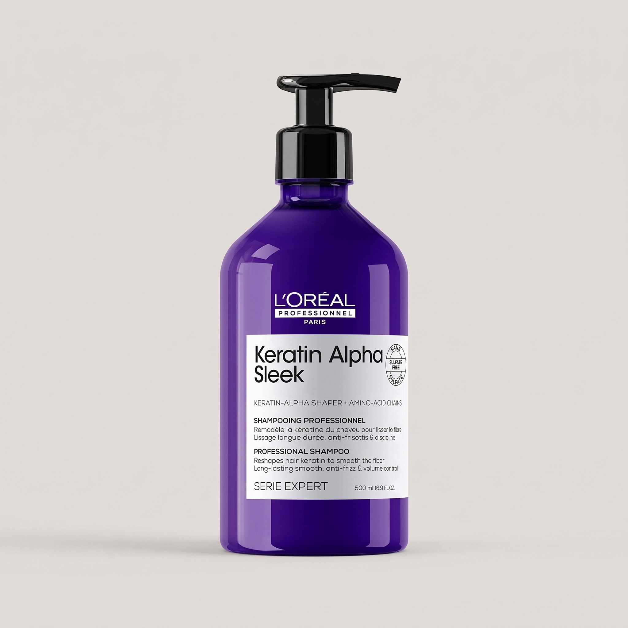 L'Oréal Professionnel Keratin Alpha Sleek Shampoo - 16.9 Oz